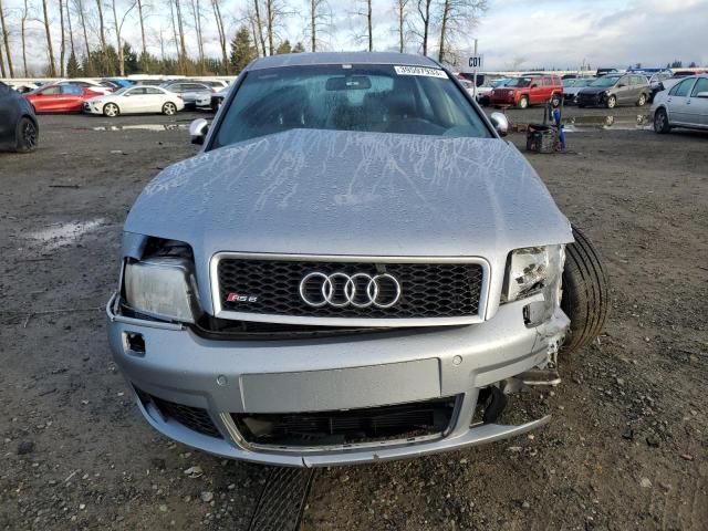 WUAPV54B83N905654 - 2003 AUDI RS6 SILVER photo 5