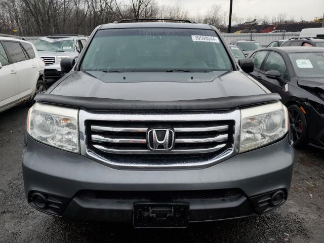 5FNYF4H23DB037016 - 2013 HONDA PILOT LX GRAY photo 5