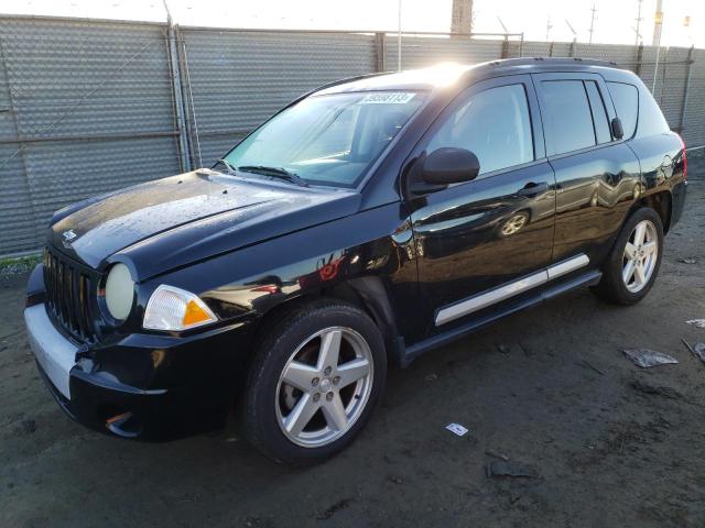 1J8FT57W07D124287 - 2007 JEEP COMPASS LIMITED BLACK photo 1