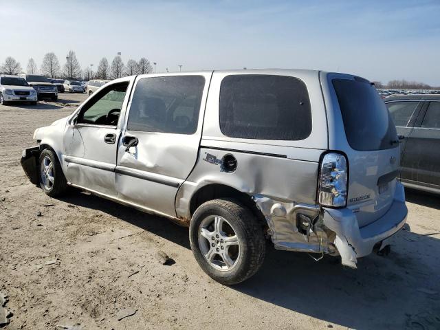 1GNDV23W57D142286 - 2007 CHEVROLET UPLANDER LS SILVER photo 2