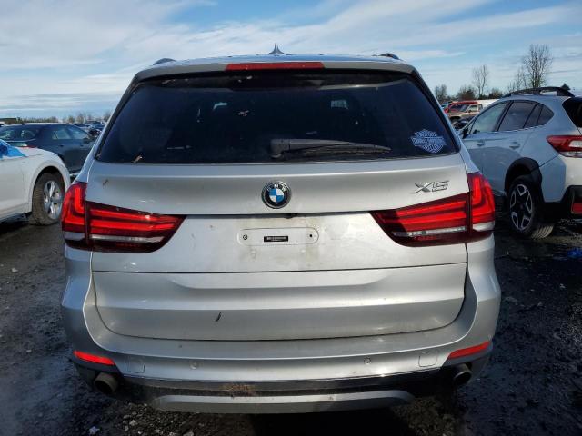5UXKR0C52F0K53883 - 2015 BMW X5 XDRIVE35I SILVER photo 6