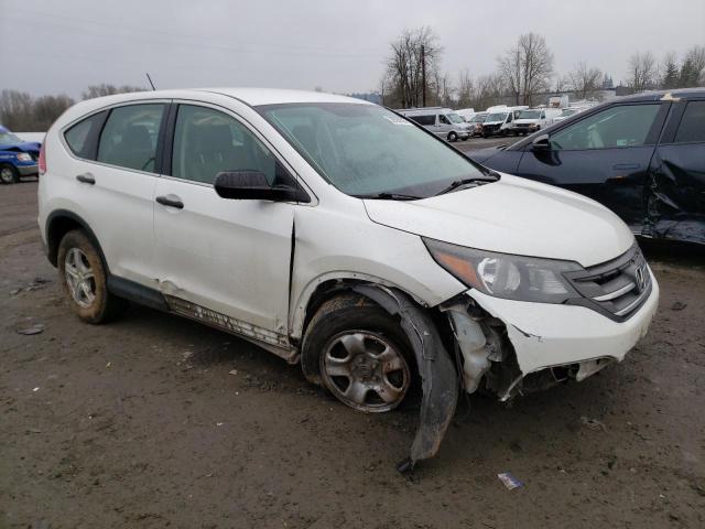 5J6RM4H35DL075227 - 2013 HONDA CR-V LX WHITE photo 4