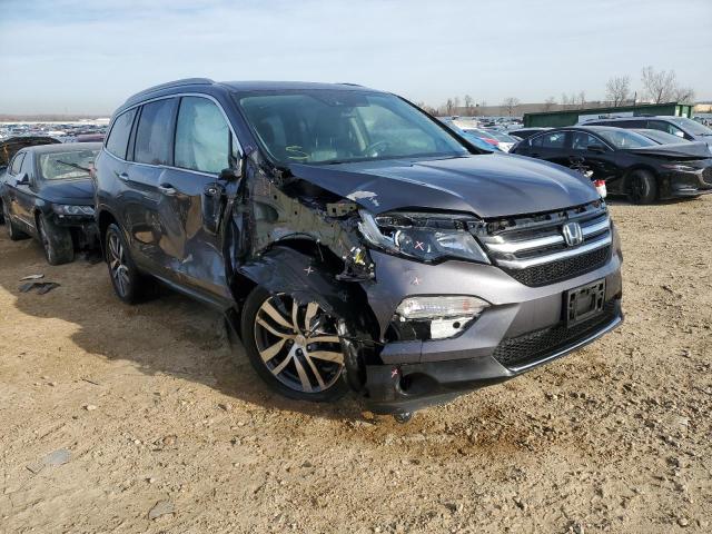 5FNYF6H08HB092836 - 2017 HONDA PILOT ELITE CHARCOAL photo 4