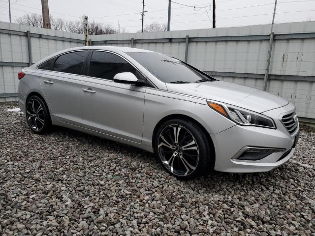 5NPE24AFXFH219067 - 2015 HYUNDAI SONATA SE SILVER photo 4