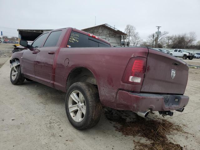 1C6RR7UT7GS298952 - 2016 RAM 1500 SPORT MAROON photo 2