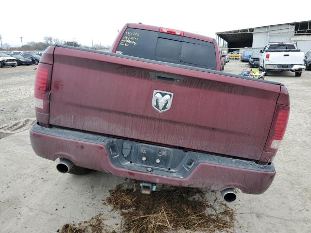 1C6RR7UT7GS298952 - 2016 RAM 1500 SPORT MAROON photo 6