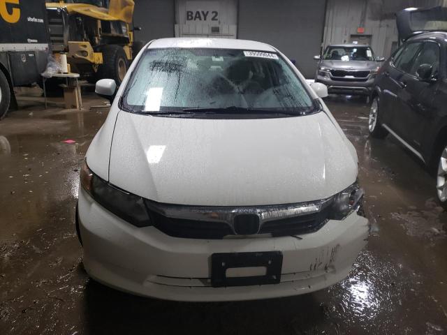 19XFB2F50CE078373 - 2012 HONDA CIVIC LX WHITE photo 5