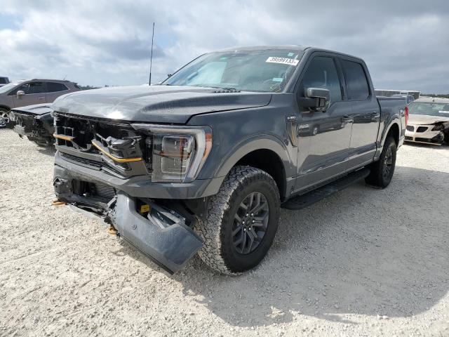 1FTEW1E8XMFC99010 - 2021 FORD F150 SUPER GRAY photo 1