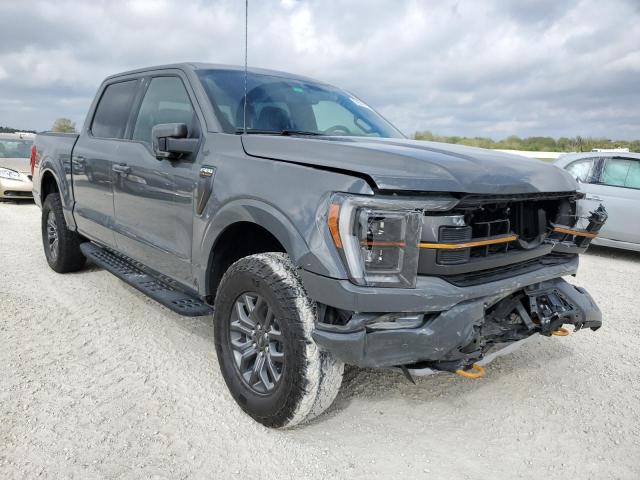 1FTEW1E8XMFC99010 - 2021 FORD F150 SUPER GRAY photo 4