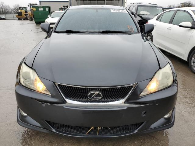 JTHBK262882071369 - 2008 LEXUS IS 250 BLACK photo 5