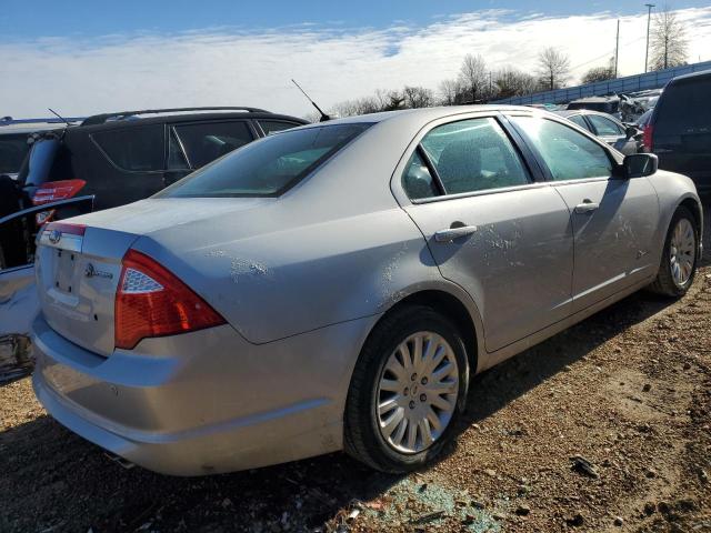 3FADP0L39AR203706 - 2010 FORD FUSION HYB SILVER photo 3