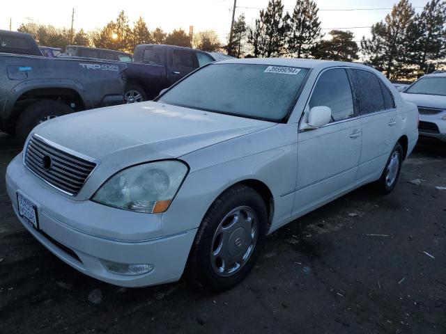 JTHBN30F310051668 - 2001 LEXUS LS 430 WHITE photo 1