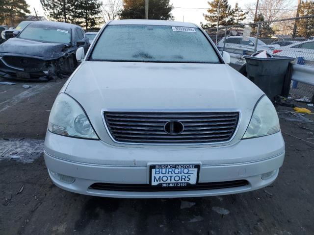 JTHBN30F310051668 - 2001 LEXUS LS 430 WHITE photo 5