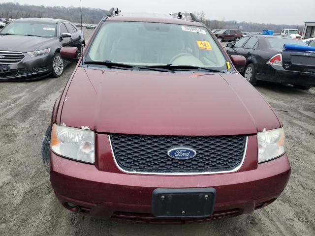 1FMDK06125GA67883 - 2005 FORD FREESTYLE LIMITED MAROON photo 5