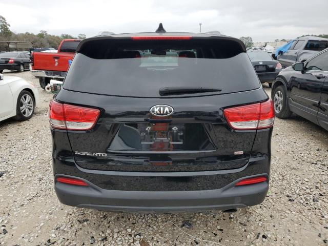 5XYPG4A35GG090566 - 2016 KIA SORENTO LX BLACK photo 6