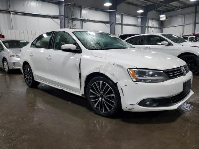 3VWLX7AJ6CM412365 - 2012 VOLKSWAGEN JETTA SEL WHITE photo 4