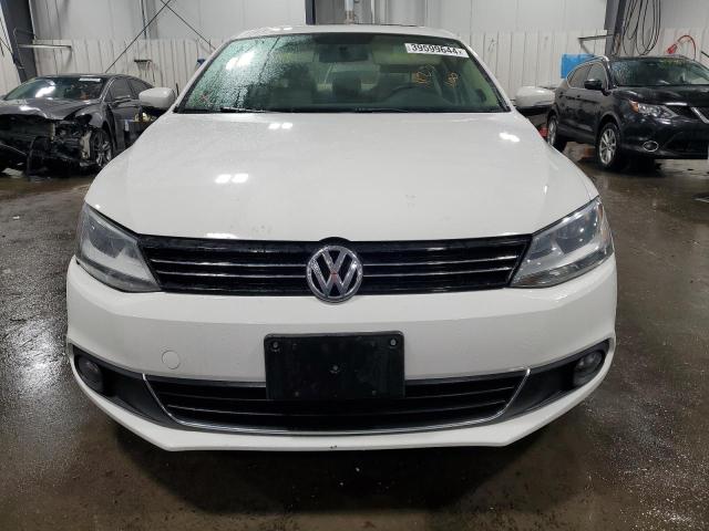 3VWLX7AJ6CM412365 - 2012 VOLKSWAGEN JETTA SEL WHITE photo 5