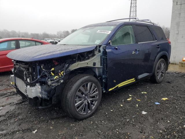 5N1DR3CDXNC201235 - 2022 NISSAN PATHFINDER SL BLUE photo 1