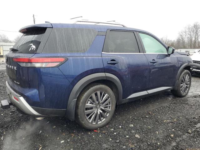 5N1DR3CDXNC201235 - 2022 NISSAN PATHFINDER SL BLUE photo 3