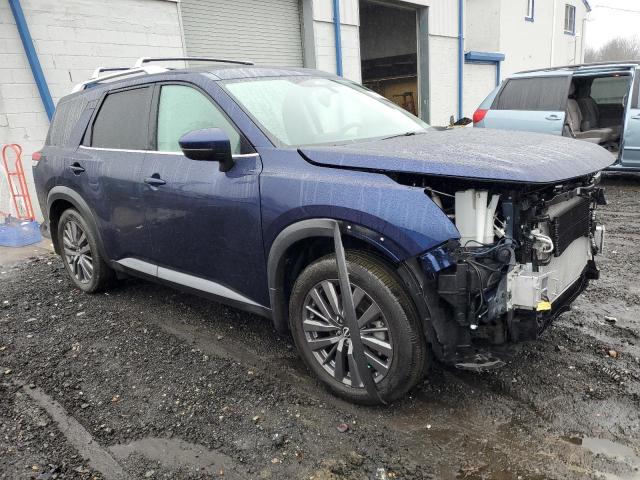 5N1DR3CDXNC201235 - 2022 NISSAN PATHFINDER SL BLUE photo 4