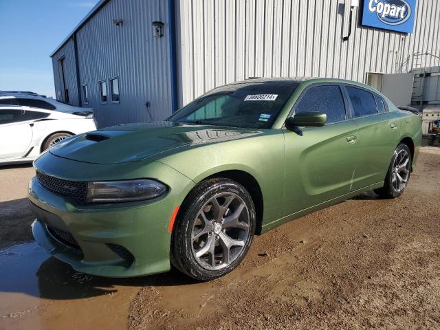 2C3CDXBG5KH573015 - 2019 DODGE CHARGER SXT GREEN photo 1