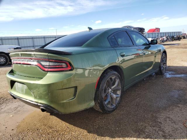 2C3CDXBG5KH573015 - 2019 DODGE CHARGER SXT GREEN photo 3