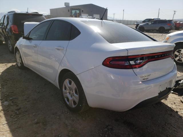 1C3CDFAAXGD625332 - 2016 DODGE DART SE WHITE photo 3