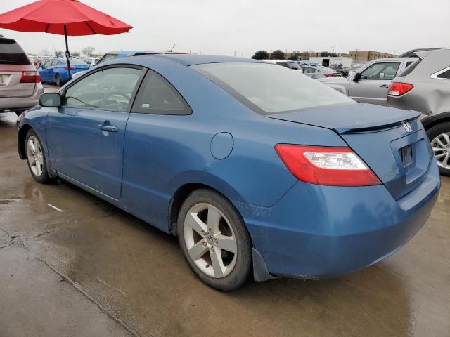 2HGFG12828H555314 - 2008 HONDA CIVIC EX BLUE photo 2