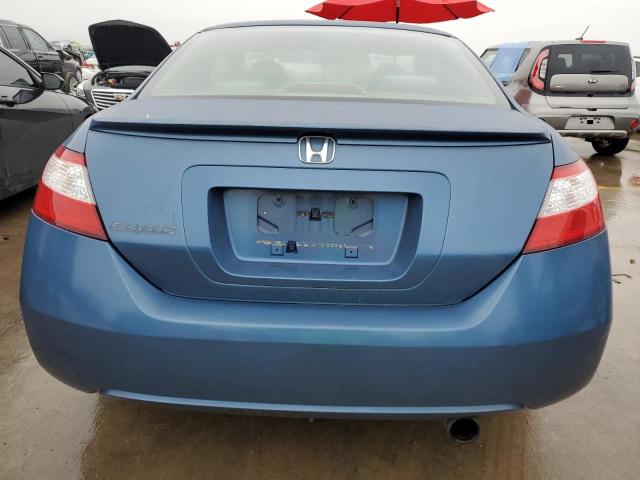 2HGFG12828H555314 - 2008 HONDA CIVIC EX BLUE photo 6