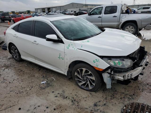 19XFC2F77HE058255 - 2017 HONDA CIVIC EX WHITE photo 4