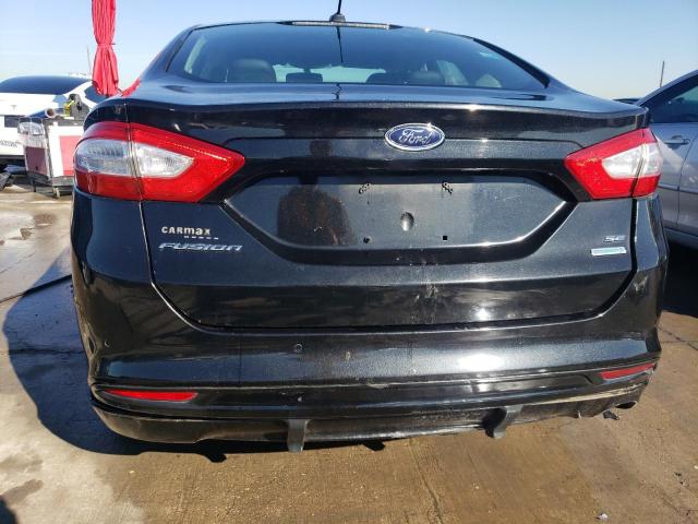 3FA6P0HR8DR389510 - 2013 FORD FUSION SE BLACK photo 6