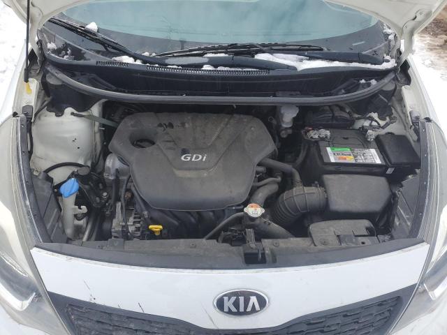 KNADM4A37D6179885 - 2013 KIA RIO LX WHITE photo 11