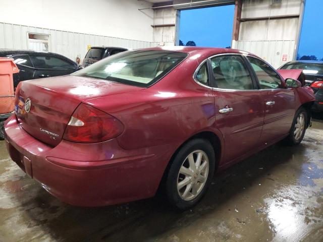2G4WD532151264053 - 2005 BUICK LACROSSE CXL RED photo 3