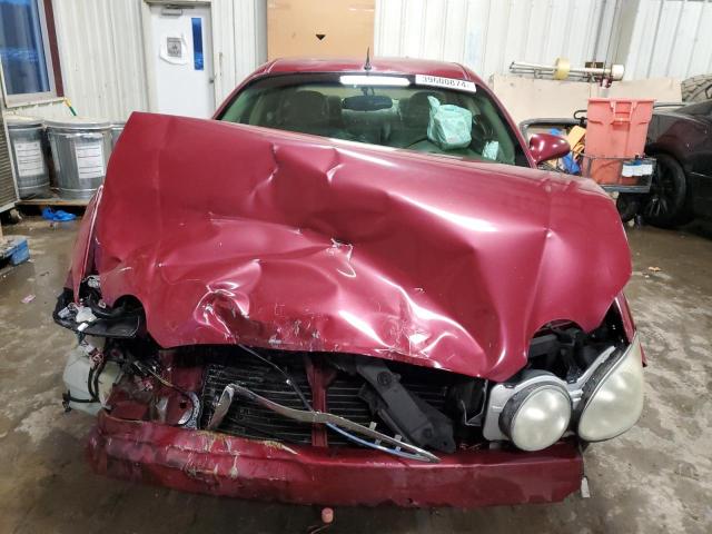 2G4WD532151264053 - 2005 BUICK LACROSSE CXL RED photo 5