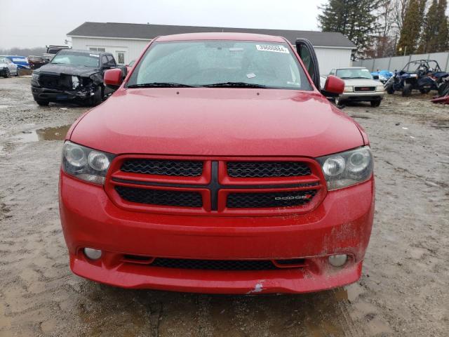 1C4SDJCT8CC284943 - 2012 DODGE DURANGO R/T RED photo 5