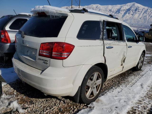 3D4GG67V89T503650 - 2009 DODGE JOURNEY R/T WHITE photo 3