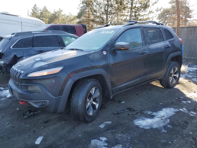 1C4PJMBB2JD539327 - 2018 JEEP CHEROKEE TRAILHAWK BLACK photo 1