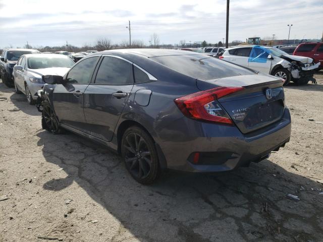 2HGFC2F80LH602179 - 2020 HONDA CIVIC SPORT 灰色 照片 2