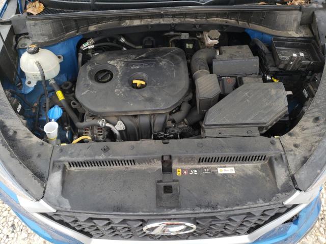 KM8J23A47KU986054 - 2019 HYUNDAI TUCSON SE BLUE photo 11