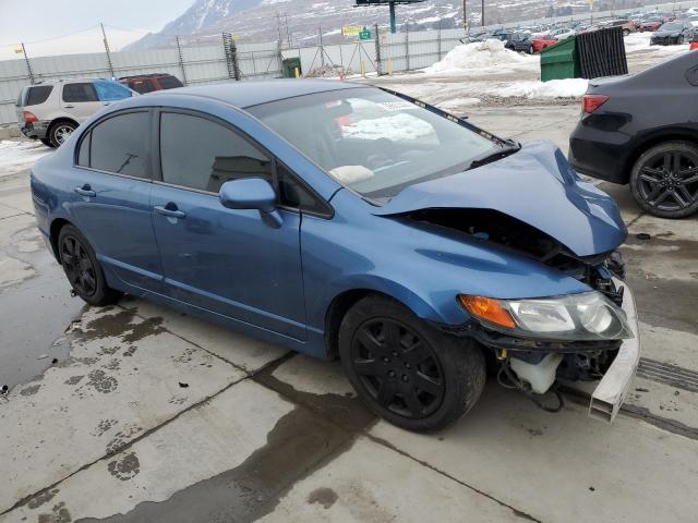 1HGFA16586L093276 - 2006 HONDA CIVIC LX BLUE photo 4