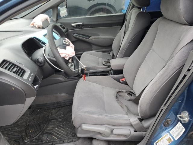 1HGFA16586L093276 - 2006 HONDA CIVIC LX BLUE photo 7