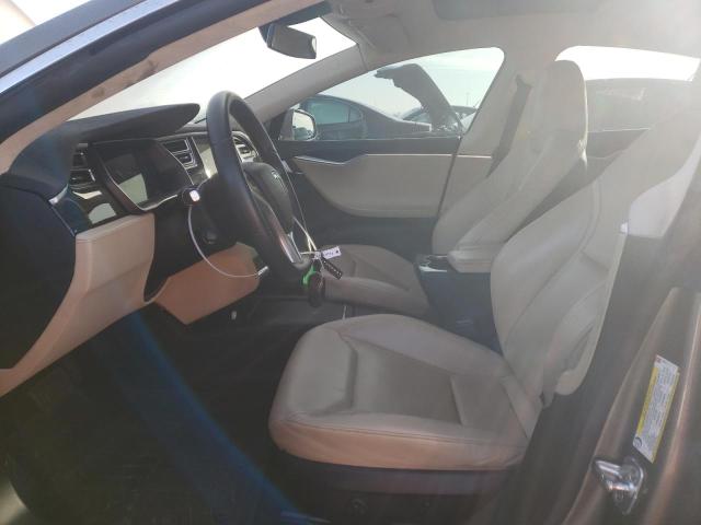 5YJSA1E24GF129974 - 2016 TESLA MODEL S Մոխրագույն լուսանկար 7