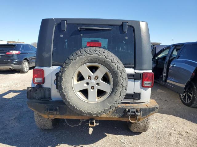 1J8FA24168L541207 - 2008 JEEP WRANGLER X SILVER photo 6