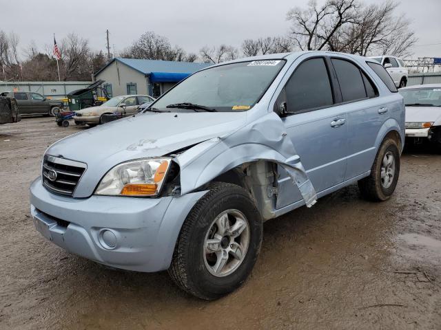 KNDJD735385798291 - 2008 KIA SORENTO EX BLUE photo 1