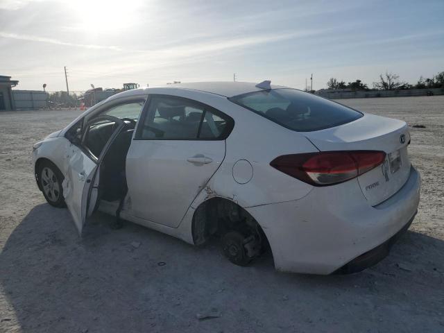 3KPFL4A72HE103279 - 2017 KIA FORTE LX WHITE photo 2