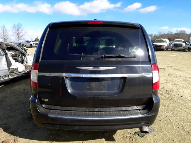 2C4RC1BG5ER449329 - 2014 CHRYSLER TOWN & COU TOURING Schwarz Foto 6