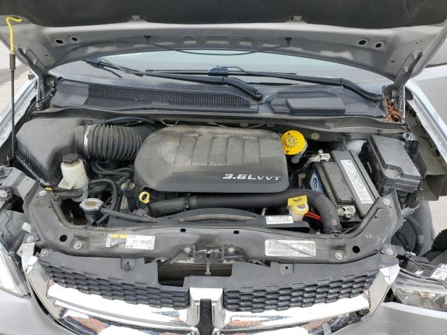 2C4RDGCG1JR326541 - 2018 DODGE GRAND CARA SXT GRAY photo 12