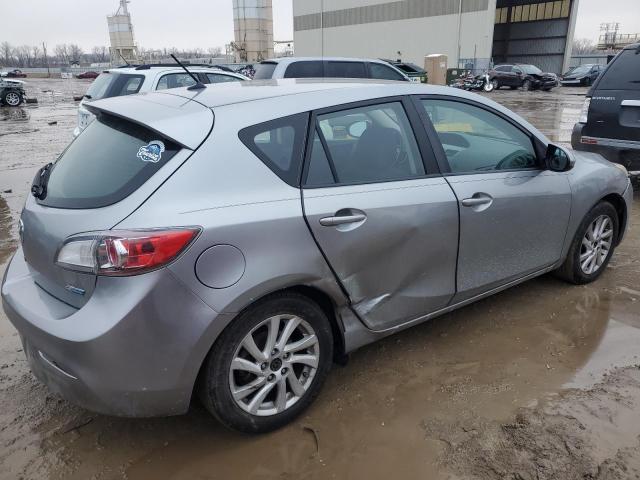 JM1BL1L89C1633716 - 2012 MAZDA 3 I GRAY photo 3