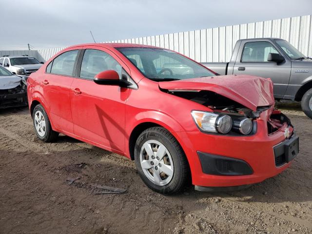 1G1JA5SH9G4153845 - 2016 CHEVROLET SONIC LS RED photo 4