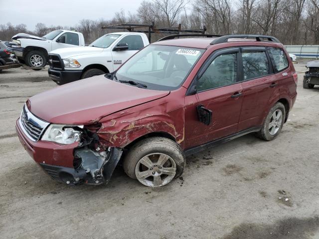 JF2SH6BC0AH775849 - 2010 SUBARU FORESTER XS BURGUNDY photo 1